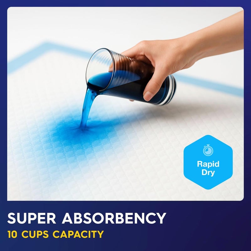 Pulp 50 x Incontinence Underpads 36" x 36" | XXXL Bed Pads Disposable Adult | Super Absorbency Chux Pads for Adults, Children & Babies | Incontinence Bed Pads & Pee Pads | FSA & HSA Eligible - Image 3